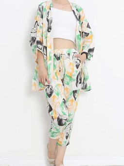 Kimono Takım Turuncuyeşil 152342.701.