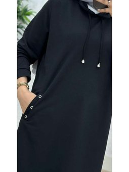 İki İplik Spor Model Yakası İpli Tunik