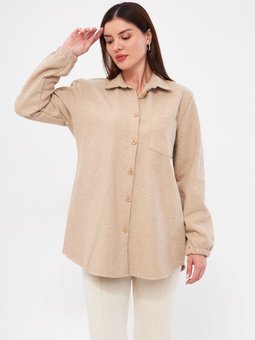 Tek Cepli Kolu Lastikli Oduncu Gömlek Yeni Sezon