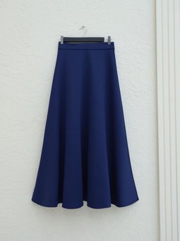 Fermuarlı Scuba Kloş Etek