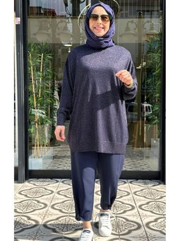 Simli Oversize Tunik