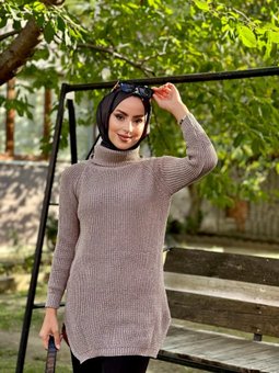 Bogazlı Triko Tunik