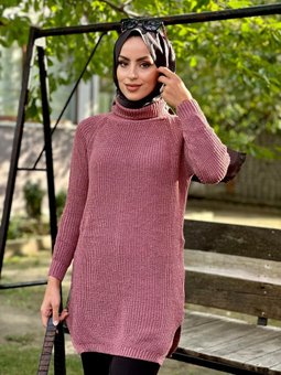 Bogazlı Triko Tunik