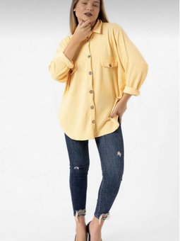 Çiçek Dokulu Oversize Ütü İstemeyen Esnek Gömlek Kgt9000