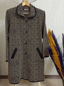 Çelik Örgü Düğmeli Triko Kışlık Anne Ceket Hırka