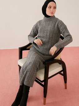 Triko İkili Takım Füme