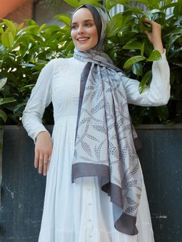 Pamuklu Soft Gri Şal