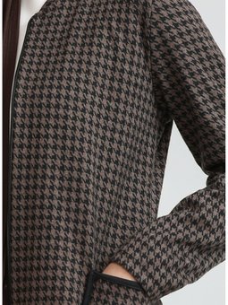 Kazayağı Desenli Kap 1658 03 Kahverengi