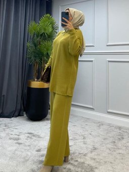 Dolunay Triko Takım Yağ Yeşili