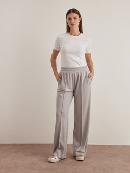 Kalın Kemer Lastikli Pantolon