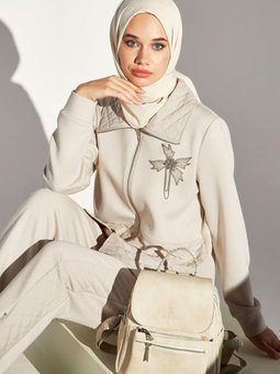 Kapitone Pantolonlu Eşofman Takım 45036