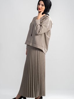 Trend 2024/2025 Sonbaharkış Yeni Sezon Etekli Takım Modaayka