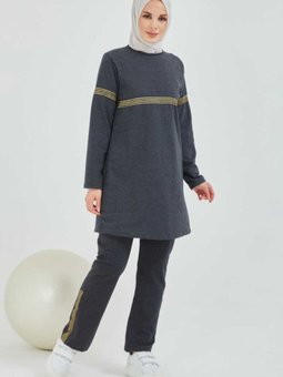 İkili Eşofman Takımı Bts0004 Antrasit