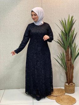 Kordena Dantel Abiye Elbise