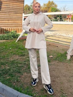 Eşofman Takımı Ekru