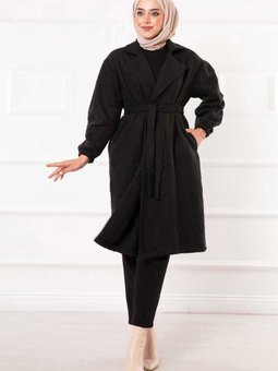 Balıksırtı Desenli Kaban