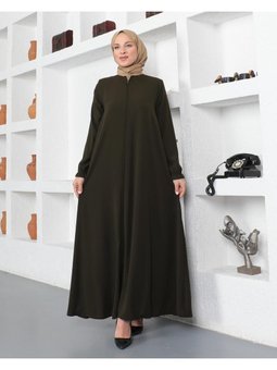 Medine Ipeği Mevlana Kloşlu Ferace Abaya 19031