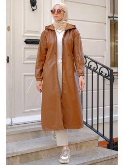 Suni Deri Taba Trençkot