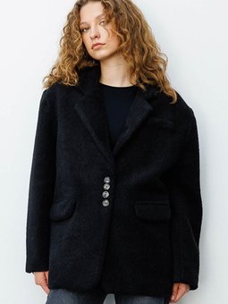 Alaska Kruvaze Siyah Blazer