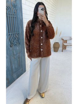 Taba Düğmeli Hırka 32 3413