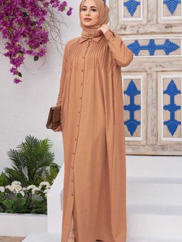 6502 Ancelina Nervürlü Ferace Somon