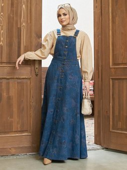 Salopet Etek Koyu Mavi