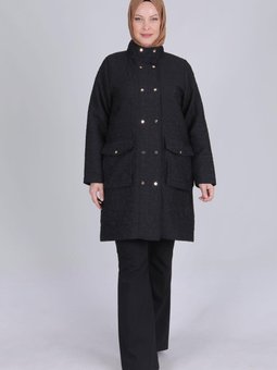 Büyük Beden Kap Siyah Otw25104