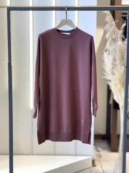 Düz Model Kahve Sweatshirt 30644