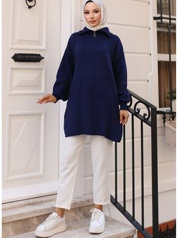 Triko Tunik 11043 07 Lacivert