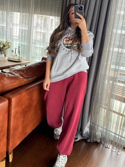 Gri California Kapüşonlu Sweatshirt