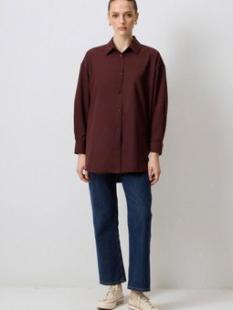 Relax Fit Poplin Gömlek