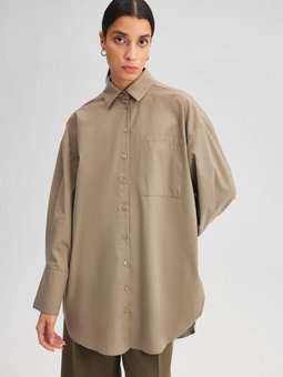 Relax Fit Poplin Gömlek