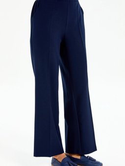 Beli Lastikli Culotte Pantolon Lacivert