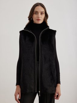 4081111 Hakim Yaka Kürk Yelek