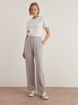 Kalın Kemer Lastikli Pantolon