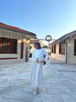 Raena Kırışık Etek