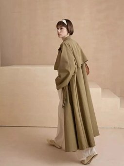 Biyeli Ayarlanabilir Trençkot