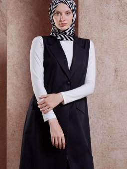 Kruvaze Yaka Yelek 44660