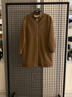 Trend Ceket Taba Deri Detaylı