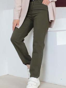 27064 Kemerli Pantolon Haki