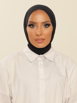 Pratik Penye Siyah Şal