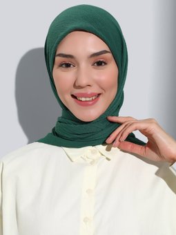 Mio Caz Zümrüt Yeşili Eşarp