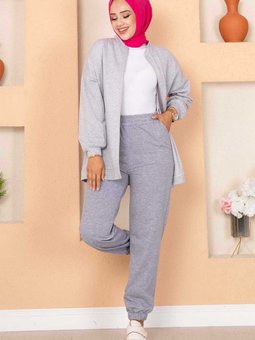 Beli Ve Paçası Lastikli Cepli Eşofman