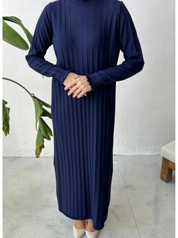 Triko Merserize Filtil Elbise