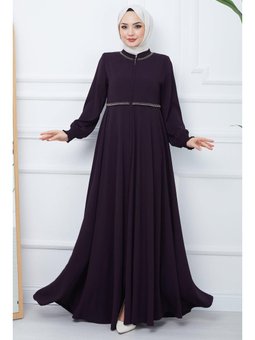 Nakışlı Mevlana Mürdüm Ferace