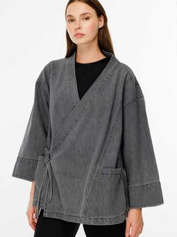 Anvelop Kapama Kot Kimono Antrasit Ceket