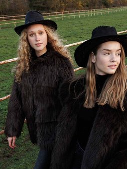 Suni Kürk Kahve Ceket