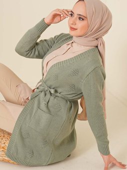 İnce Örgü Triko Hırka