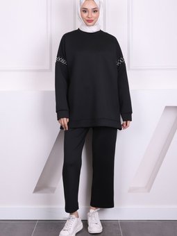 Siyah Omzu İncili Scuba Takım