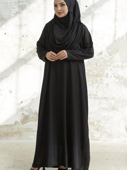 Tek Parça Namaz Elbisesi Siyah